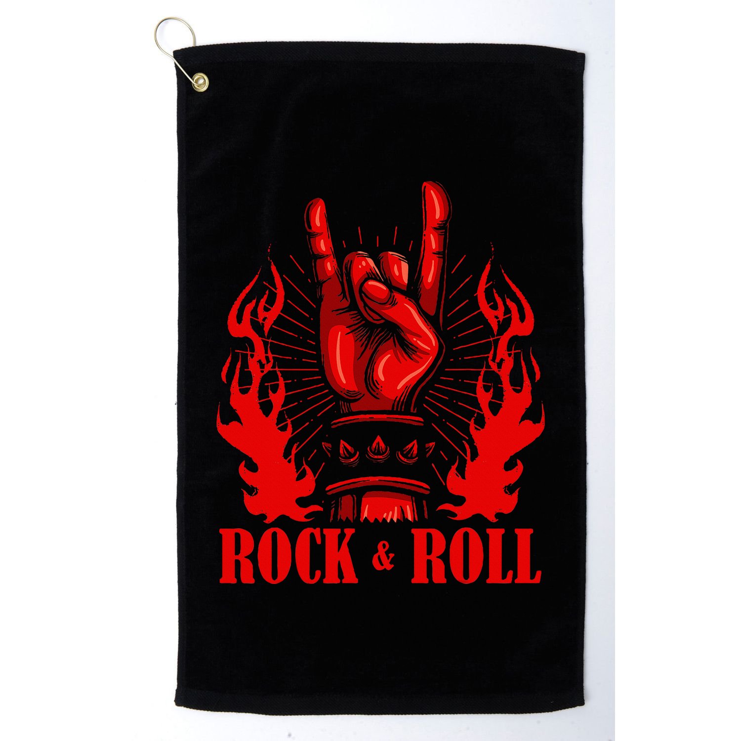 Heavy Metal Guitar Death Metal Rock N Roll Music Golf Towel