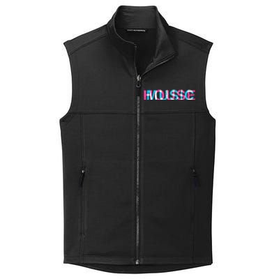 House Music Glitch Optical Illusion Edm Rave Dj Collective Smooth Fleece Vest