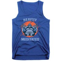 Heavily Meditated Gorilla Funny Yoga Meditation Gift Tank Top