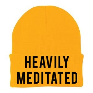 Heavily Meditated Great Gift Knit Cap Winter Beanie