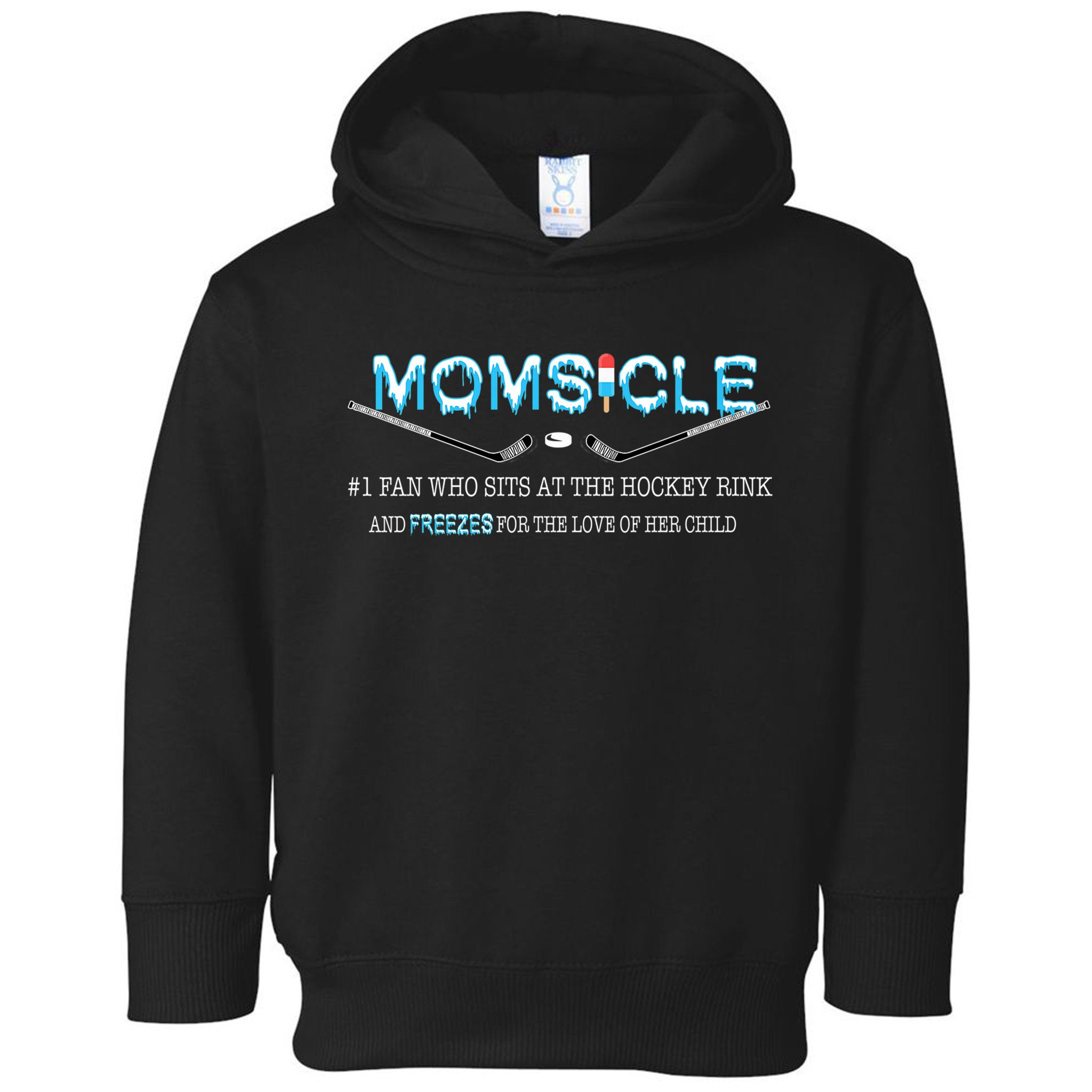 Hockey Mom Gifts For Women Mother's Day Momsicle Mom Funny Premium TShirt Toddler Hoodie