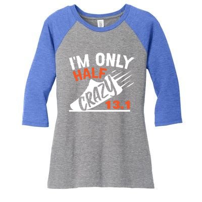 Half Marathon Gift Women's Tri-Blend 3/4-Sleeve Raglan Shirt