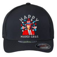 Happy Mardi Gras Joe Biden 4th Of July Memorial Independence  Flexfit Unipanel Trucker Cap