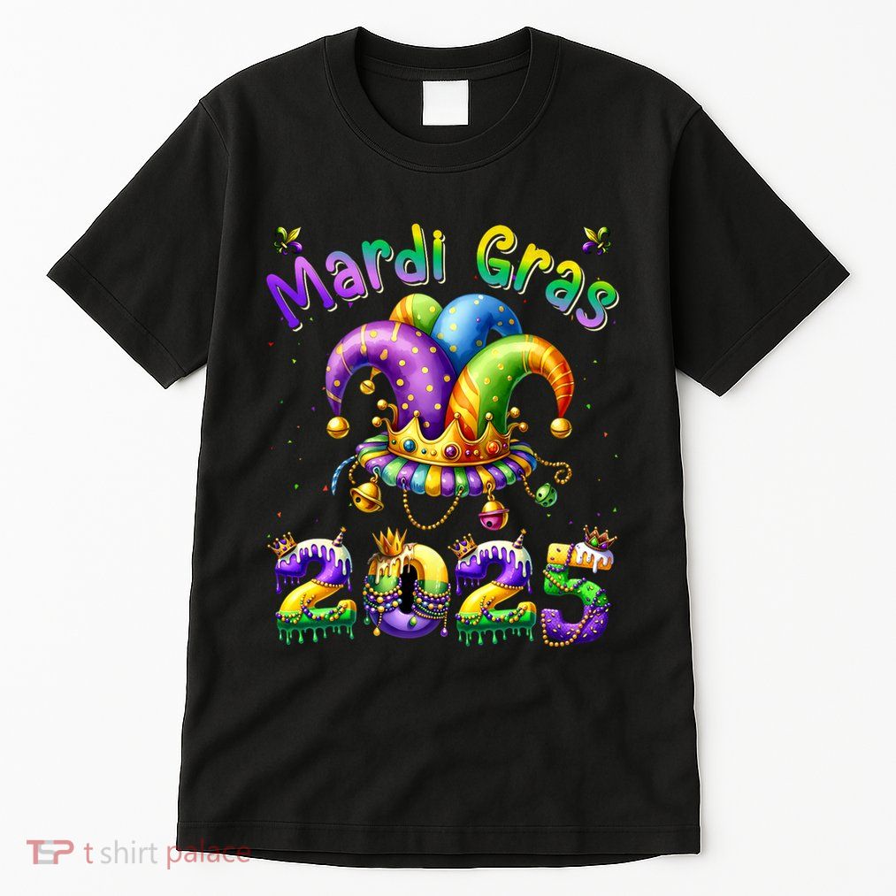Happy Mardi Gras Carnival Mardi Gras 2025 Jester Outfit Tall T-Shirt