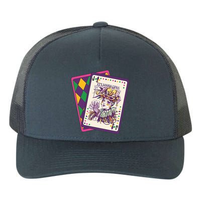 Happy Mardi Gras Tarot Card Louisiana Mardi Gras Queen Yupoong Adult 5-Panel Trucker Hat