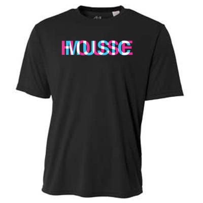 House Music Glitch Optical Illusion Edm Rave Dj Cooling Performance Crew T-Shirt