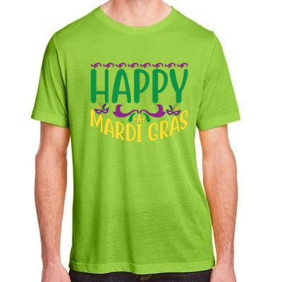 Happy Mardi Gras Adult ChromaSoft Performance T-Shirt