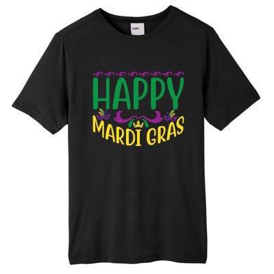 Happy Mardi Gras Tall Fusion ChromaSoft Performance T-Shirt