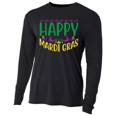 Happy Mardi Gras Cooling Performance Long Sleeve Crew