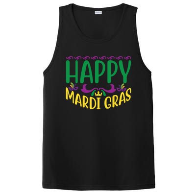 Happy Mardi Gras PosiCharge Competitor Tank