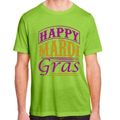 Happy Mardi Gras Adult ChromaSoft Performance T-Shirt