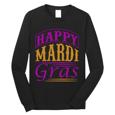 Happy Mardi Gras Long Sleeve Shirt