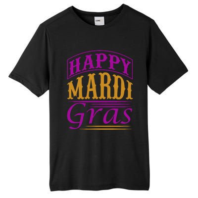 Happy Mardi Gras Tall Fusion ChromaSoft Performance T-Shirt