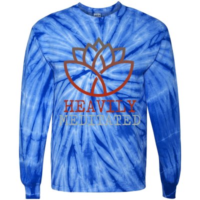 Heavily Meditated Gift Tie-Dye Long Sleeve Shirt