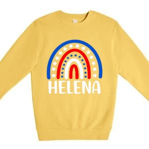 Helena Montana Gift I Love Helena Montana Usa Gift Premium Crewneck Sweatshirt