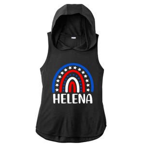 Helena Montana Gift I Love Helena Montana Usa Gift Ladies PosiCharge Tri-Blend Wicking Draft Hoodie Tank