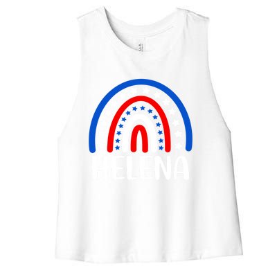 Helena Montana Gift I Love Helena Montana Usa Gift Women's Racerback Cropped Tank