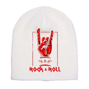 Heavy Metal Guitar Death Metal Rock N Roll Music Short Acrylic Beanie