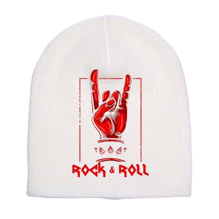 Heavy Metal Guitar Death Metal Rock N Roll Music Short Acrylic Beanie