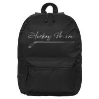 Hockey Mom Gift 16 in Basic Backpack