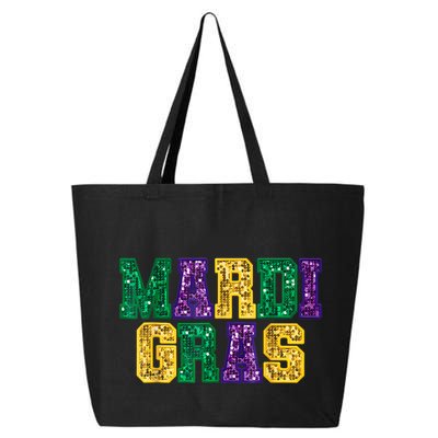 Happy Mardi Gras Carnival Fat Tuesday Fleur De Lis Women 25L Jumbo Tote