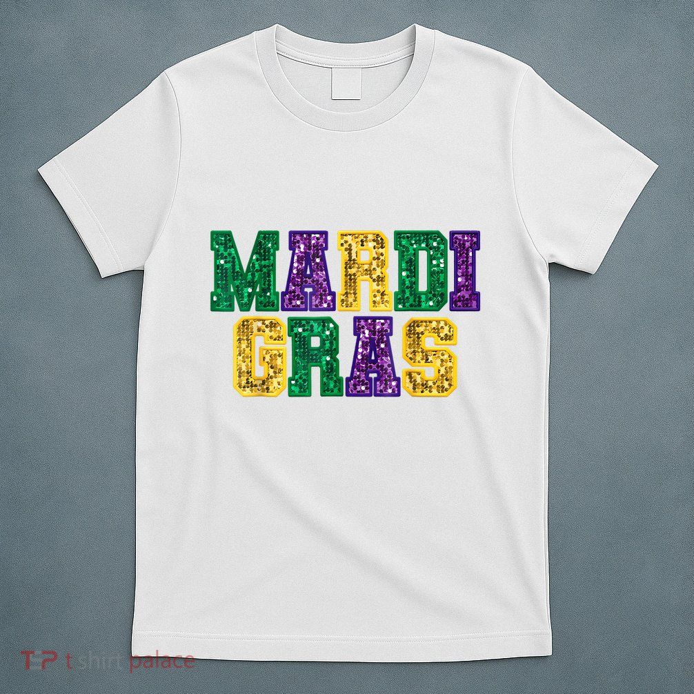 Happy Mardi Gras Carnival Fat Tuesday Fleur De Lis Women T-Shirt