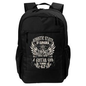 Hobby musician guitarist birthday 1956 Daily Commute Backpack