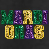 Happy Mardi Gras Carnival Fat Tuesday Fleur De Lis 7 Panel Mesh Trucker Snapback Hat