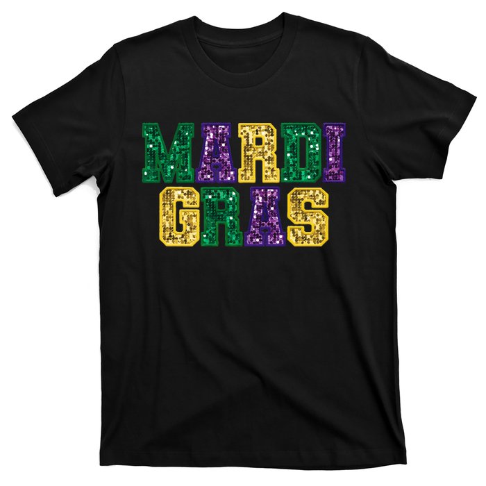 Happy Mardi Gras Carnival Fat Tuesday Fleur De Lis T-Shirt