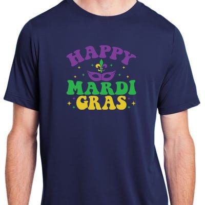 Happy Mardi Gras Adult ChromaSoft Performance T-Shirt