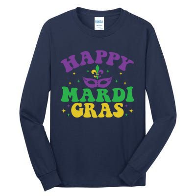 Happy Mardi Gras Tall Long Sleeve T-Shirt