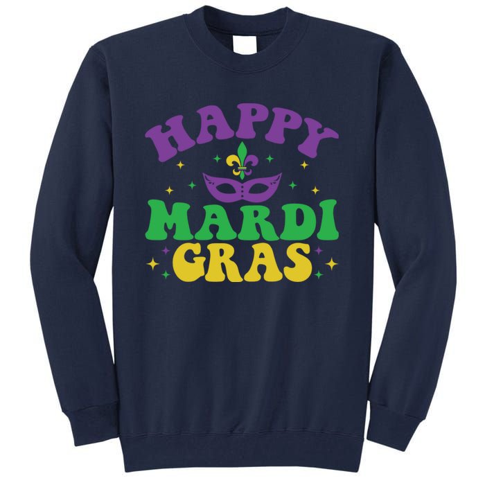 Happy Mardi Gras Tall Sweatshirt