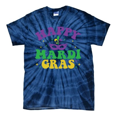 Happy Mardi Gras Tie-Dye T-Shirt