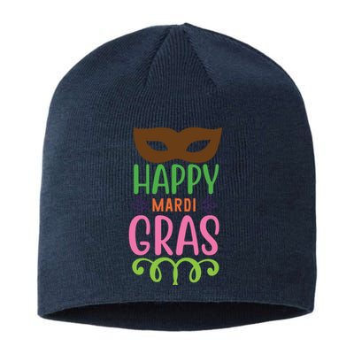 Happy Mardi Gras Sustainable Beanie