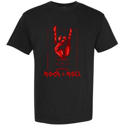 Heavy Metal Guitar Death Metal Rock N Roll Music Garment-Dyed Heavyweight T-Shirt