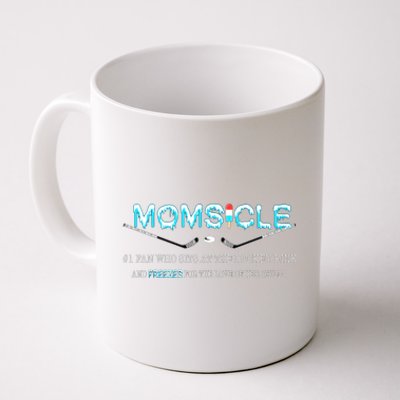 Hockey Mom Gifts For Mothers Day Momsicle Mom Funny Premium Coffee Mug