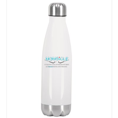 Hockey Mom Gifts For Mothers Day Momsicle Mom Funny Premium Stainless Steel Insulated Water Bottle