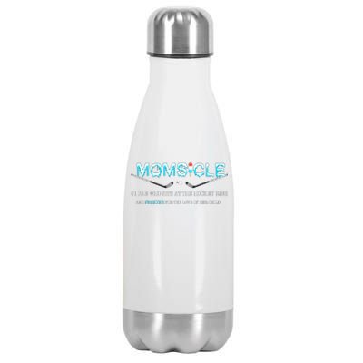 Hockey Mom Gifts For Mothers Day Momsicle Mom Funny Premium Stainless Steel Insulated Water Bottle