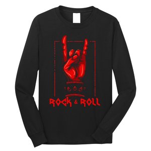 Heavy Metal Guitar Death Metal Rock N Roll Music Long Sleeve Shirt