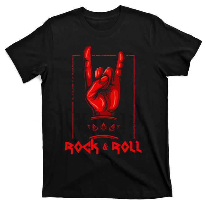 Heavy Metal Guitar Death Metal Rock N Roll Music T-Shirt