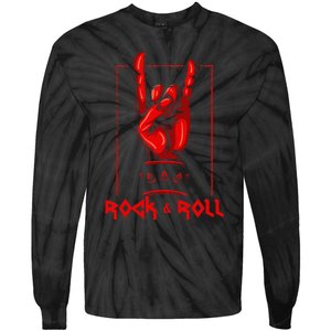 Heavy Metal Guitar Death Metal Rock N Roll Music Tie-Dye Long Sleeve Shirt