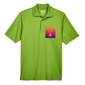 Heavily Meditated Great Gift Yoga Spiritual Meditation Great Gift Men's Origin Performance Pique Polo