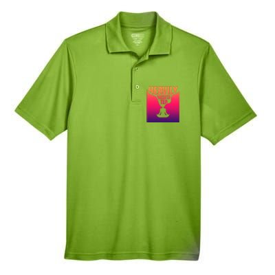 Heavily Meditated Great Gift Yoga Spiritual Meditation Great Gift Men's Origin Performance Piqué Polo