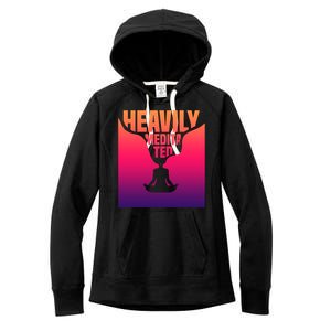 Heavily Meditated Great Gift Yoga Spiritual Meditation Great Gift Women's Fleece Hoodie