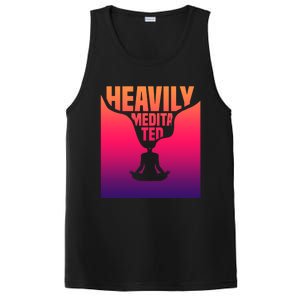 Heavily Meditated Great Gift Yoga Spiritual Meditation Great Gift PosiCharge Competitor Tank