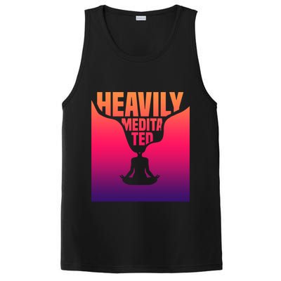 Heavily Meditated Great Gift Yoga Spiritual Meditation Great Gift PosiCharge Competitor Tank