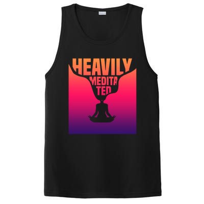 Heavily Meditated Great Gift Yoga Spiritual Meditation Great Gift PosiCharge Competitor Tank