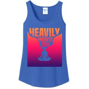 Heavily Meditated Great Gift Yoga Spiritual Meditation Great Gift Ladies Essential Tank