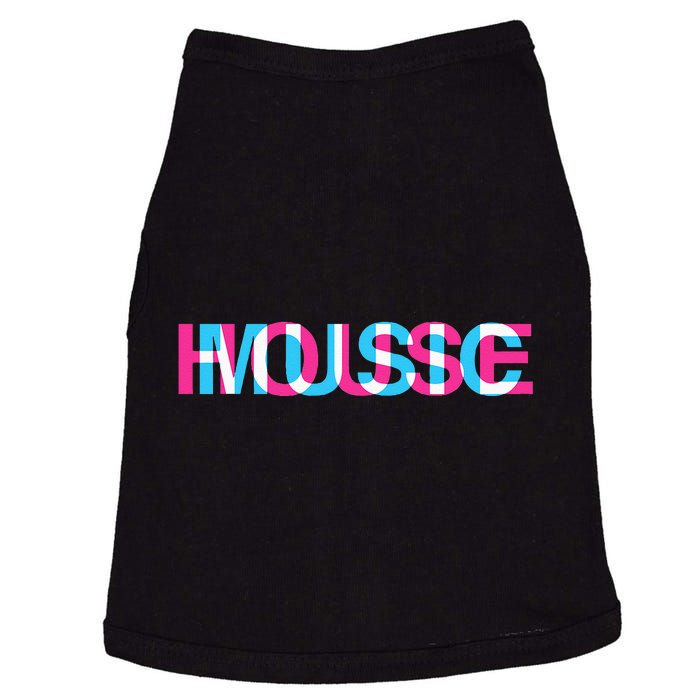 House Music Glitch Optical Illusion EDM Rave DJ Doggie Tank