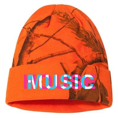 House Music Glitch Optical Illusion EDM Rave DJ Kati Licensed 12" Camo Beanie